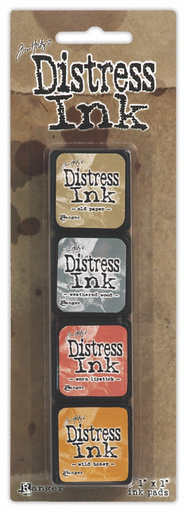 Tim Holtz Distress Archival Ink Pad Set Of 3 Mini Kits Ranger