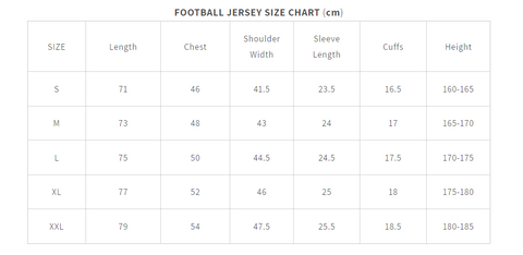 Size Charts – Champion Gearz