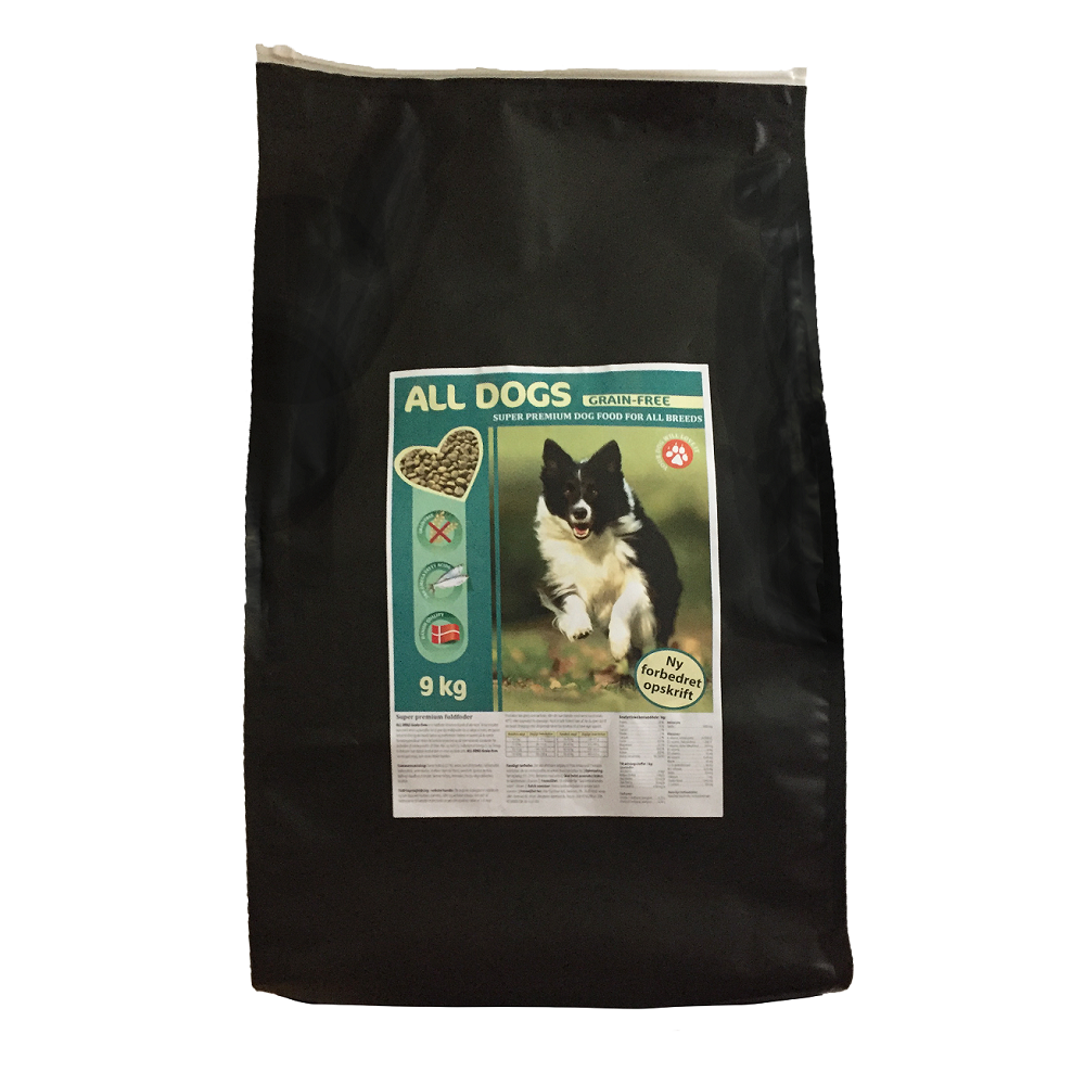 Billede af ALL DOGS Grain-free - 9 kg - Super premium foder