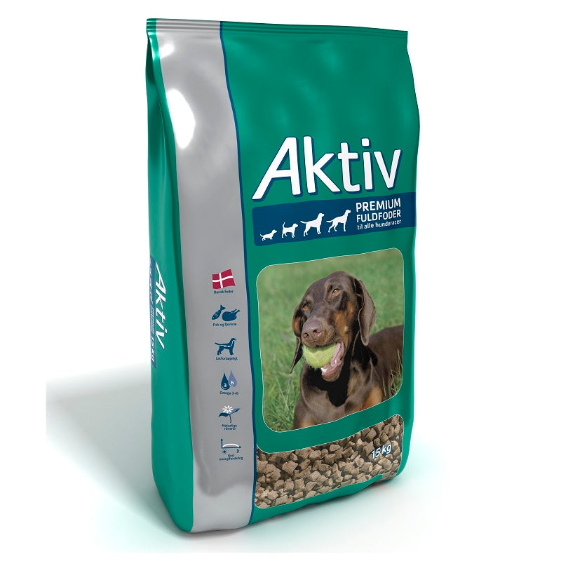 Billede af AKTIV Hund - 15 kg - Premium foder
