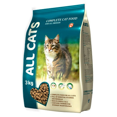 Se ALL CATS - 3 kg - Premium foder hos Petnet - kvalitets dyreartikler