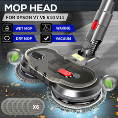Electric Motorised Mop for Dyson V7 V8 V10 V11 Cordless Vacuum Cleaners  Wet/Dry