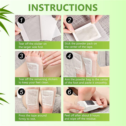 Detox Foot Pads NZ - How to Apply