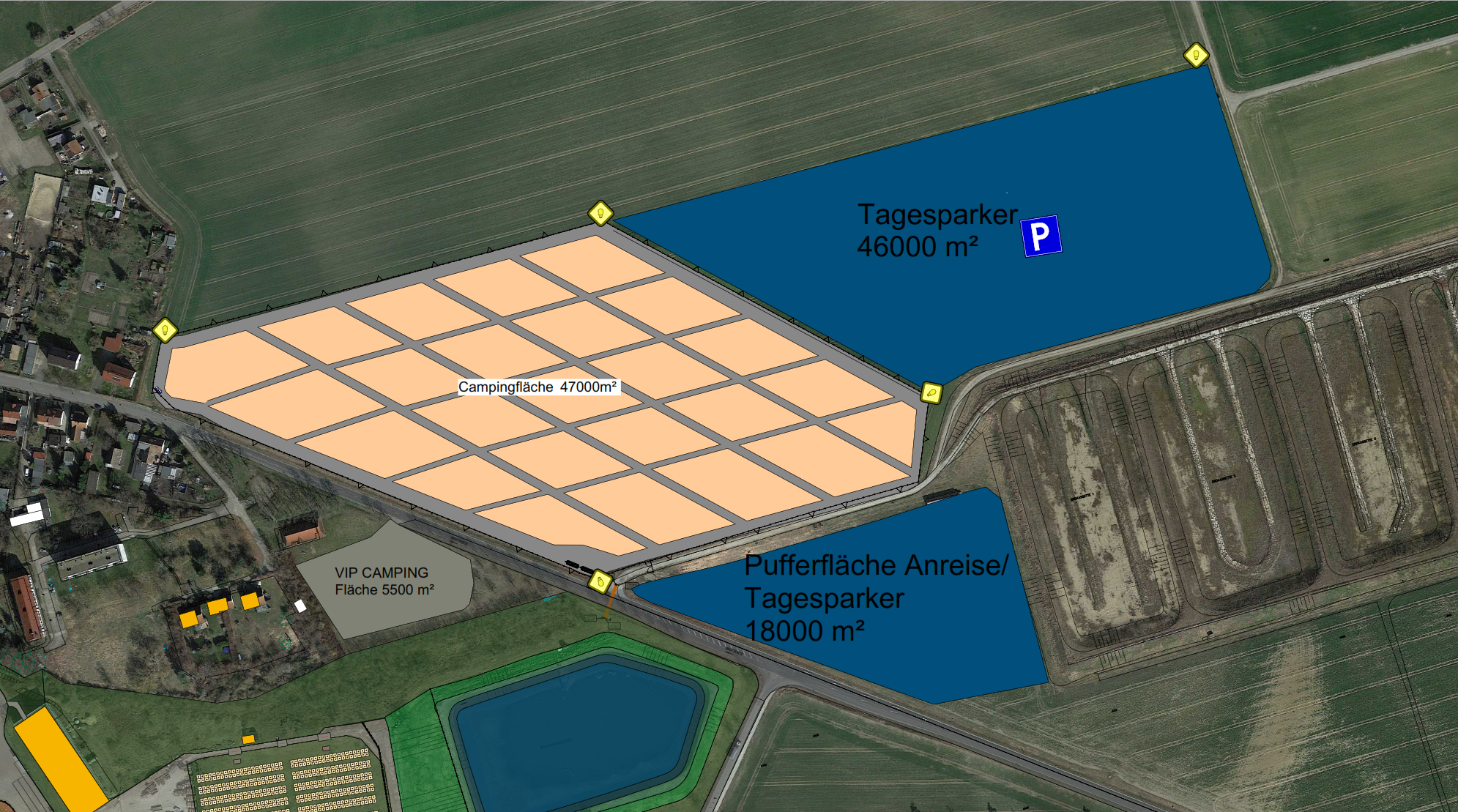 Camping Stellfläche Parkplatz