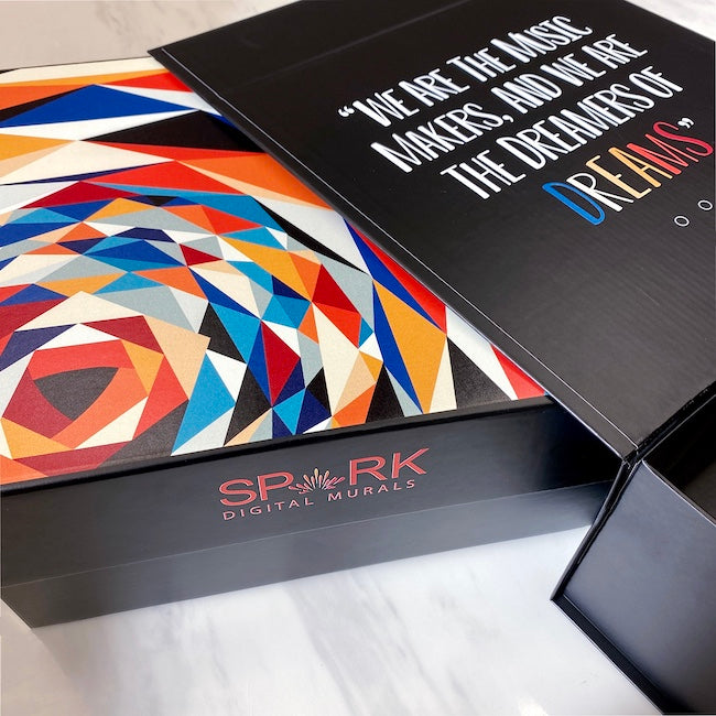 spark website customised gift box