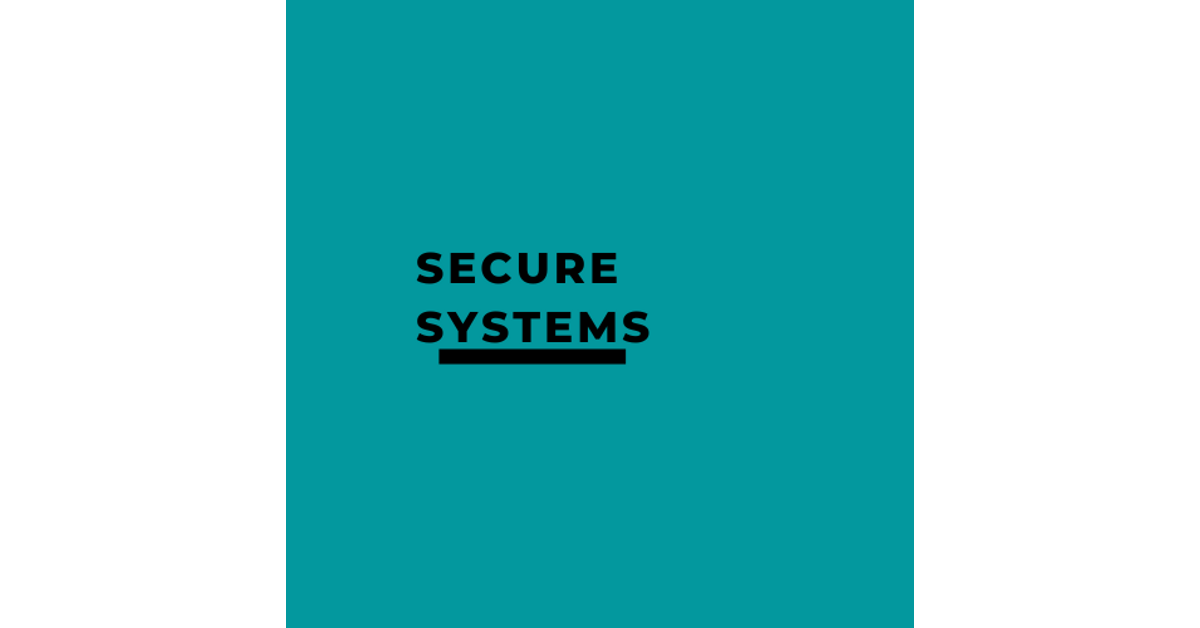 Secure Systems