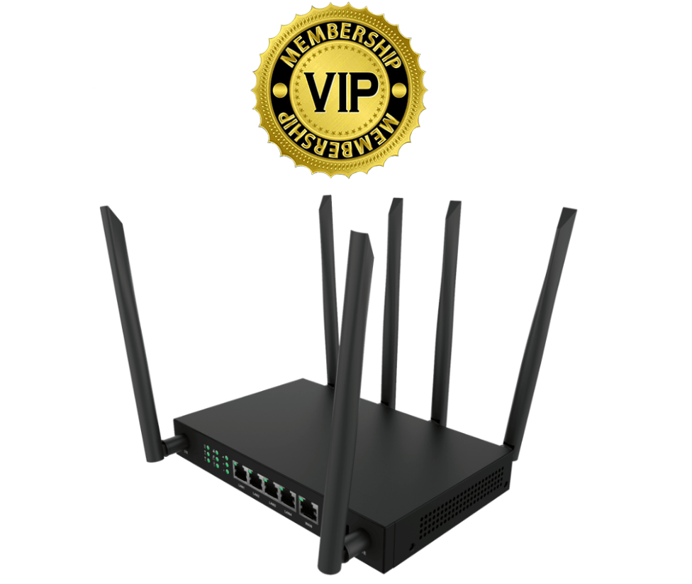 4G VIP PLAN CPE: ALL NETWORK CARRIERS COMPATIBLE VIRTUAL ROUTER + Monthly Data Plan