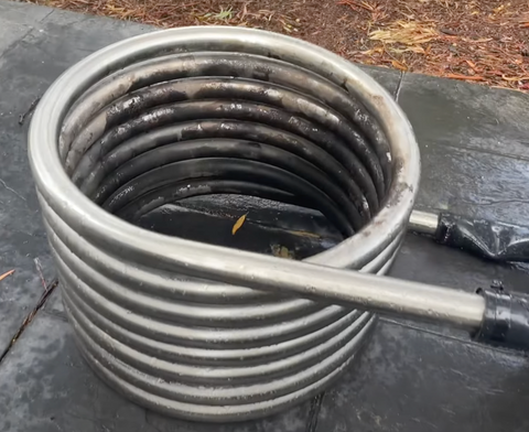 dirty hot tub coil