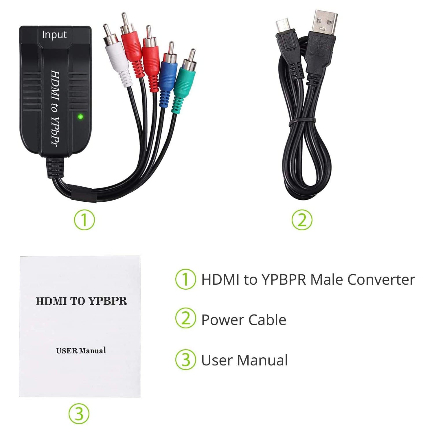 LiNKFOR HDMI to YPbPr Component Converter – LiNKFOR Store