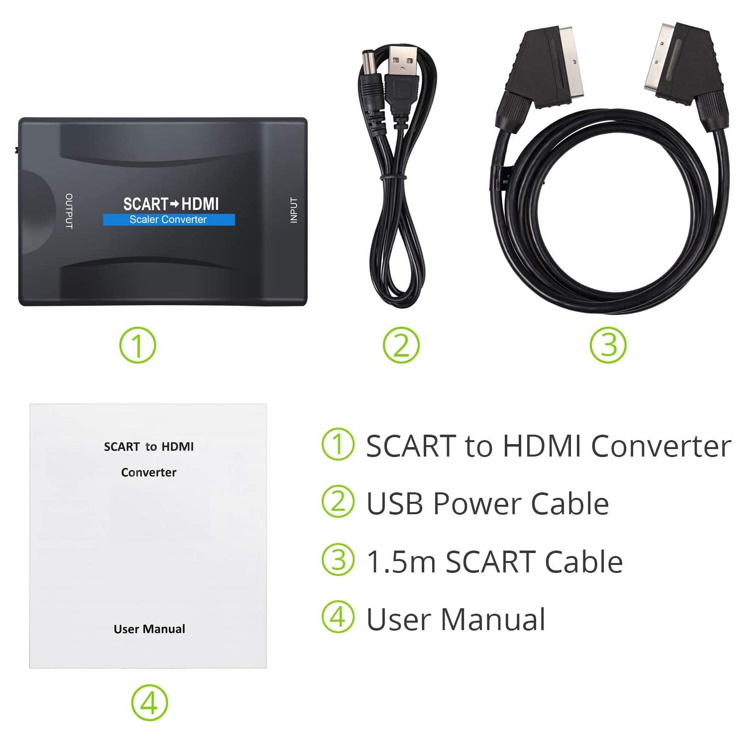 Cornwall Naar de waarheid Toelating LiNKFOR SCART to HDMI Converter 1080P 60Hz – LiNKFOR Store