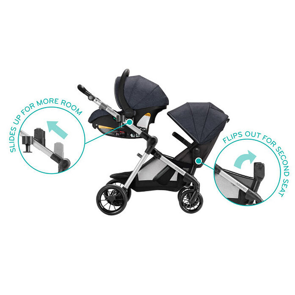 evenflo pivot stroller frame