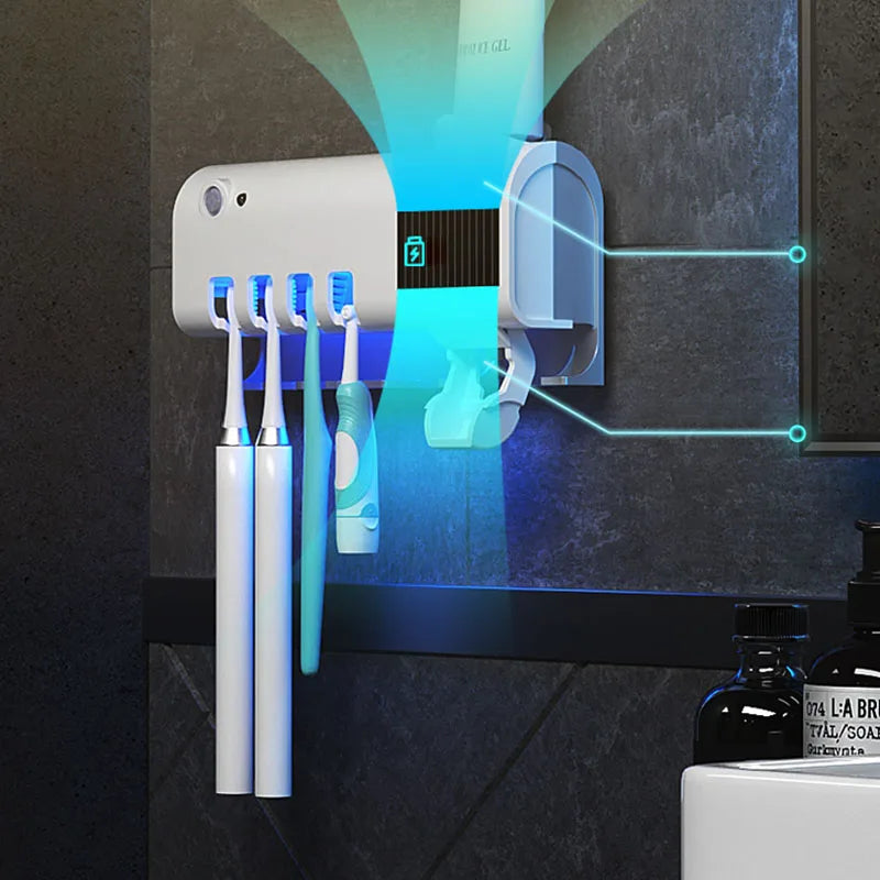 Dispenser e Porta Escovas Eterizador UV