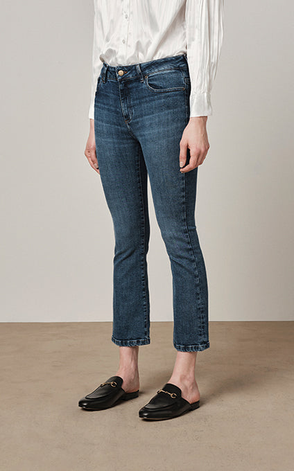 Mulheres magras calças fit, Lois Jeans