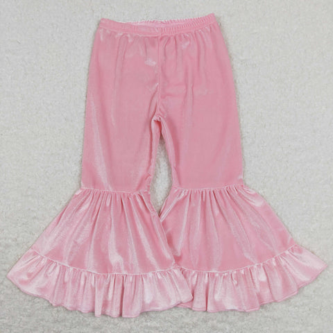 P0344 Howdy yall Love Pink Girl's Flare Pants