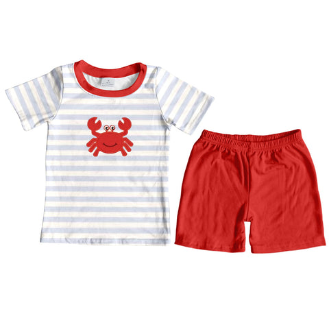 SUTUTU02 BSSO0606 Pre-Order Baby Boy Clothes Fishing Toddler Boy Summer Outfit 2T