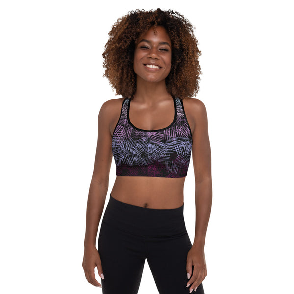 Black Padded Sports Bra