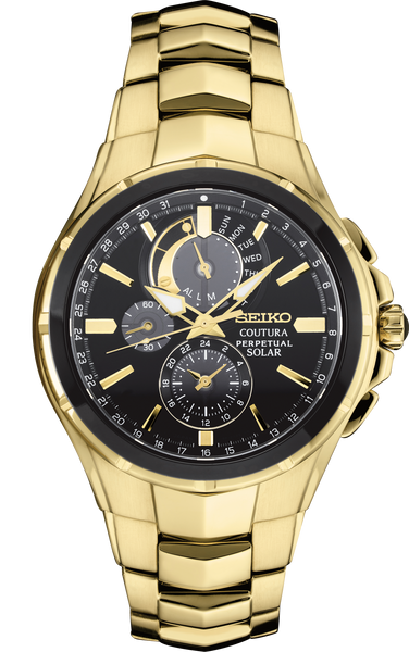 Seiko Coutura Men's Watch Gold tone SSC700 – RM JEWELRY