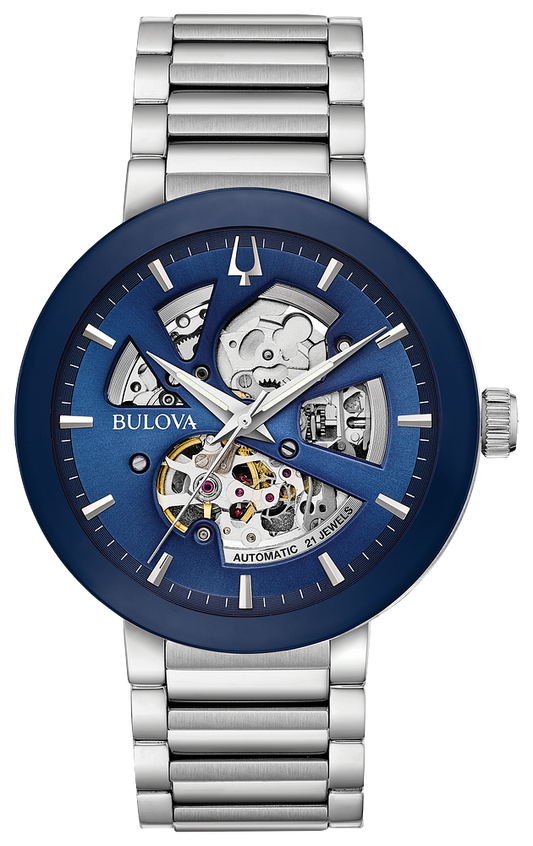 Bulova Maquina Gold Tone Men Automatic Watch 98A178 – RM JEWELRY