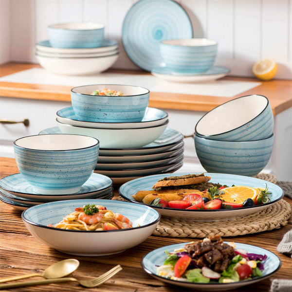 Bonbon 24 Piece Stoneware Dinnerware Set