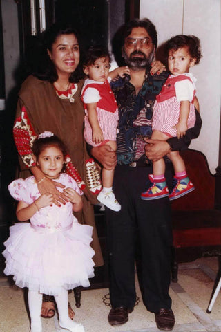 Samira's family when she was young
