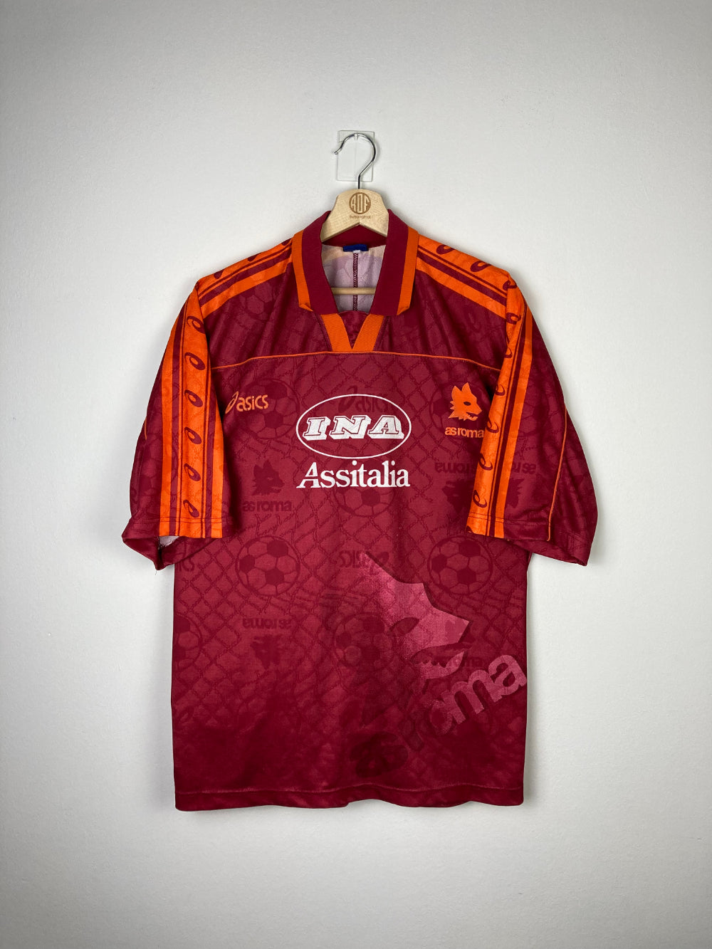 Retro 98 99 AS Roma Home Jersey - Kitsociety