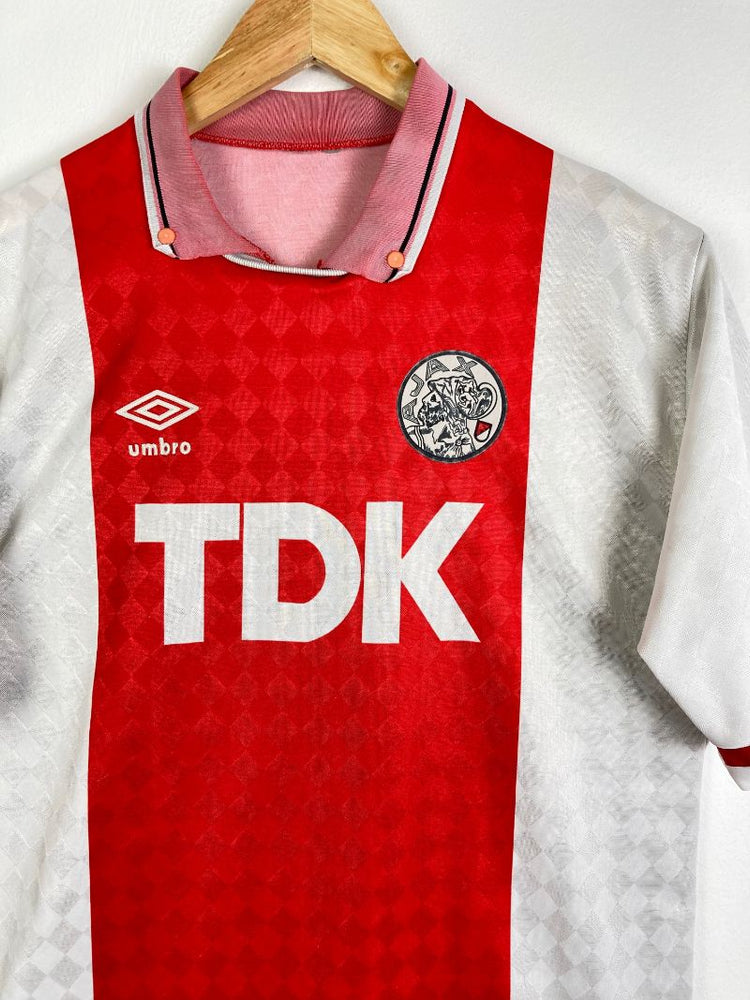 Voorkomen groep bestrating Original AFC Ajax Home Jersey 1989-1991 - L – RetrOriginalFootball