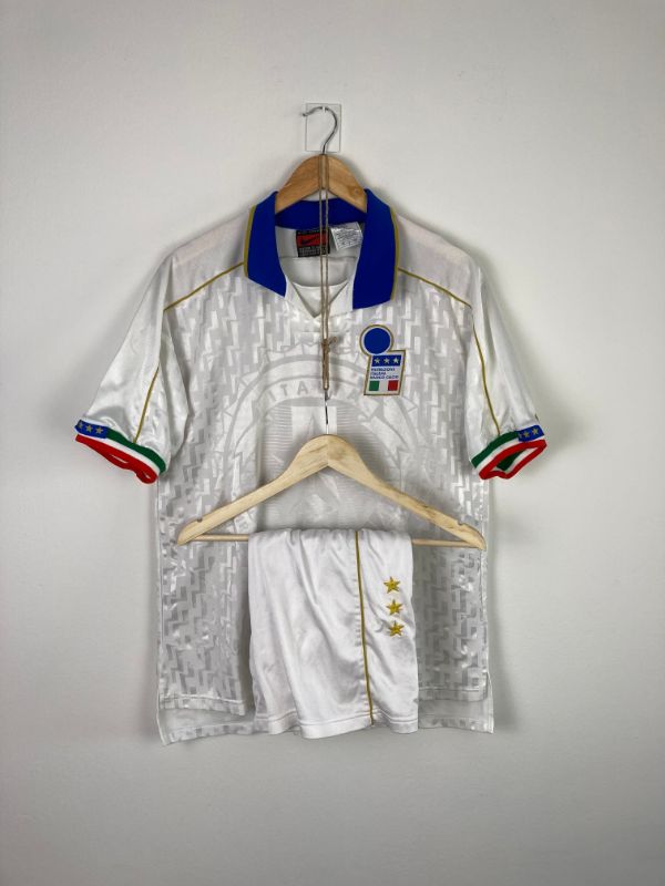 1994 ITALY Home S/S No.10 BAGGIO 94 USA World Cup jersey shirt trikot