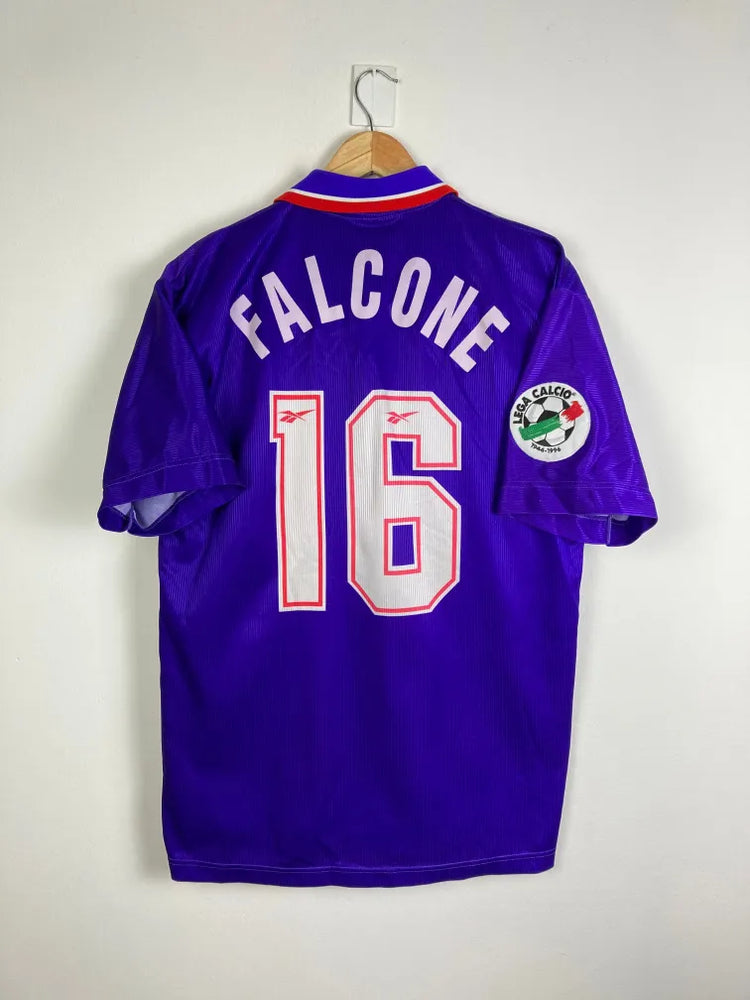 Wu_Honda on X: ACF Fiorentina Home shirt from the 1993/94 season. Player  spec matchworn/prepared shirt. As worn by Massimo Orlando. #footballjersey  #footballshirts #football #classicfootballshirts #classic #rare #vintage # fiorentina #uhlsport #italy