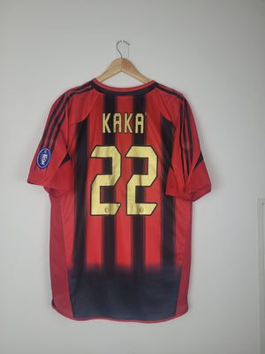 
                  
                    Original AC Milan Home Jersey #22 Kaká 2004-2005 - XL
                  
                