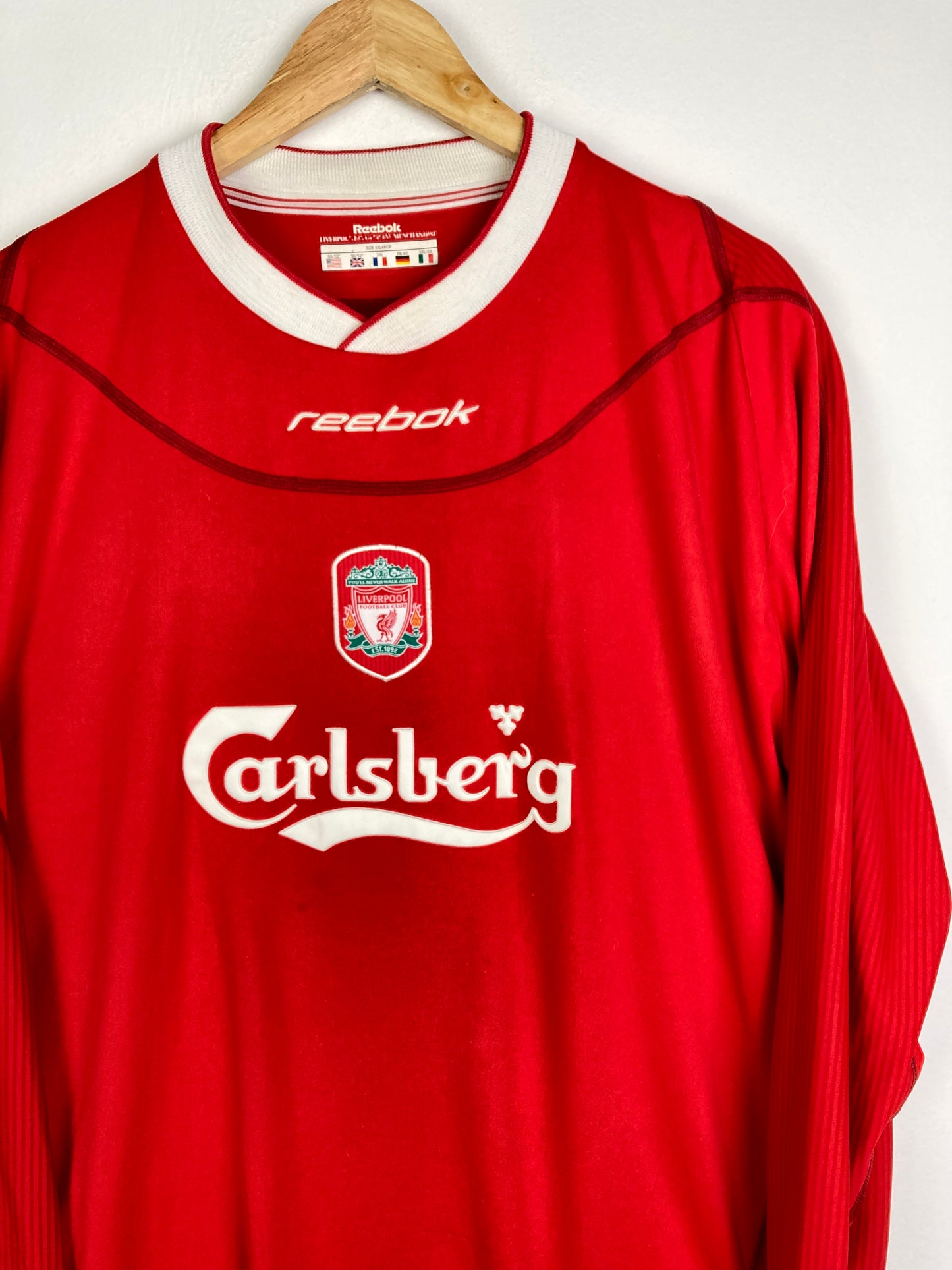 fuego físico flor Original Liverpool F.C. *Player-Issue* Home Jersey 2002-2004 - XXL –  RetrOriginalFootball