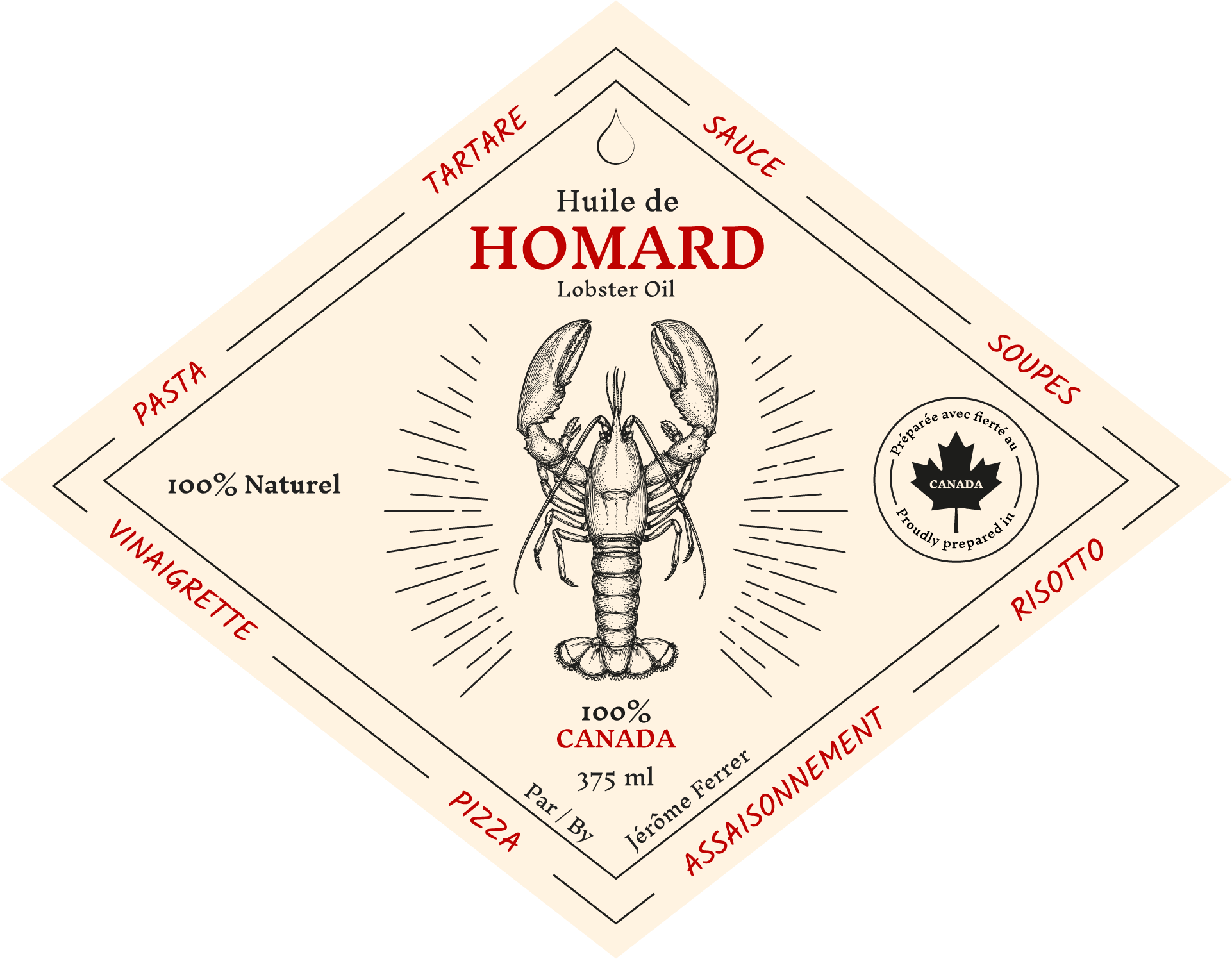Canadian Lobster Oil Innovation Alimentaire