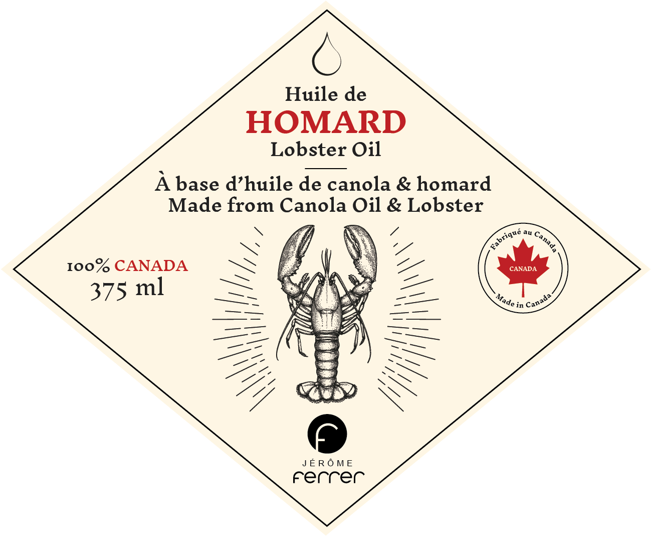 Huile de homard canadien / Canadian Lobster Oil