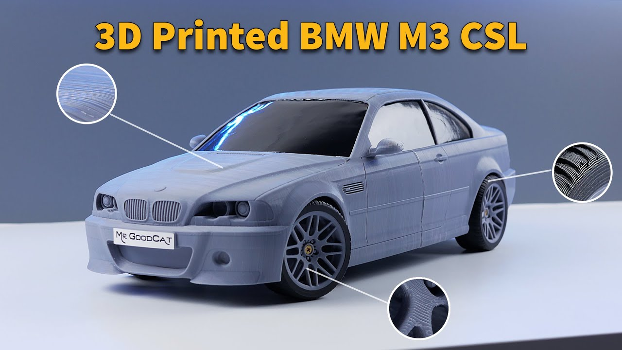 3D Printed BMW M3 CSL@mr.goodcat1