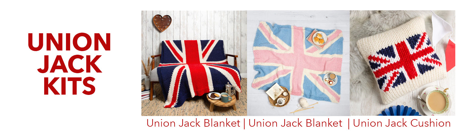 Union Jack Blanket + Union Jack Cushion