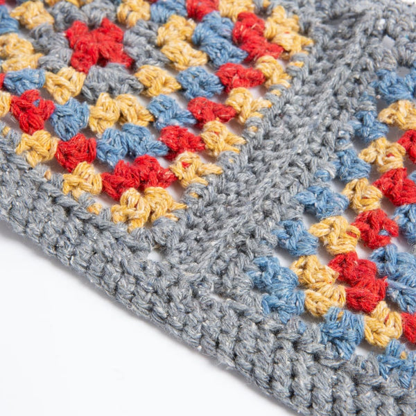 Catalonia Granny Squares Blanket Crochet Kit, Wool Couture