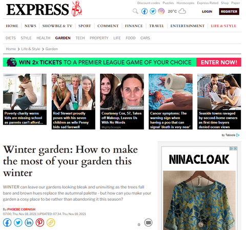 Express Winter Garden Article