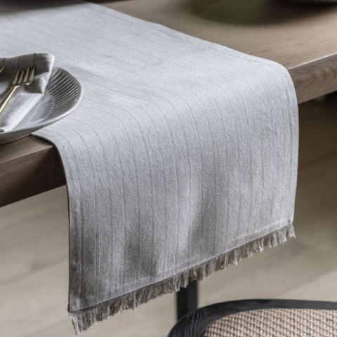 Natural Stripe Table Runner