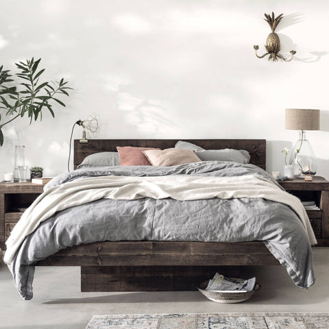 Baltic floating style king bed