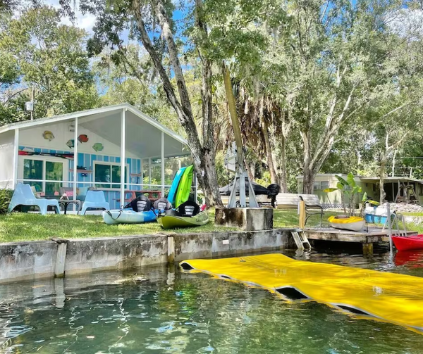 Funky Flamingo River Cottage | Weeki Wachee River | Florida Springs Passport