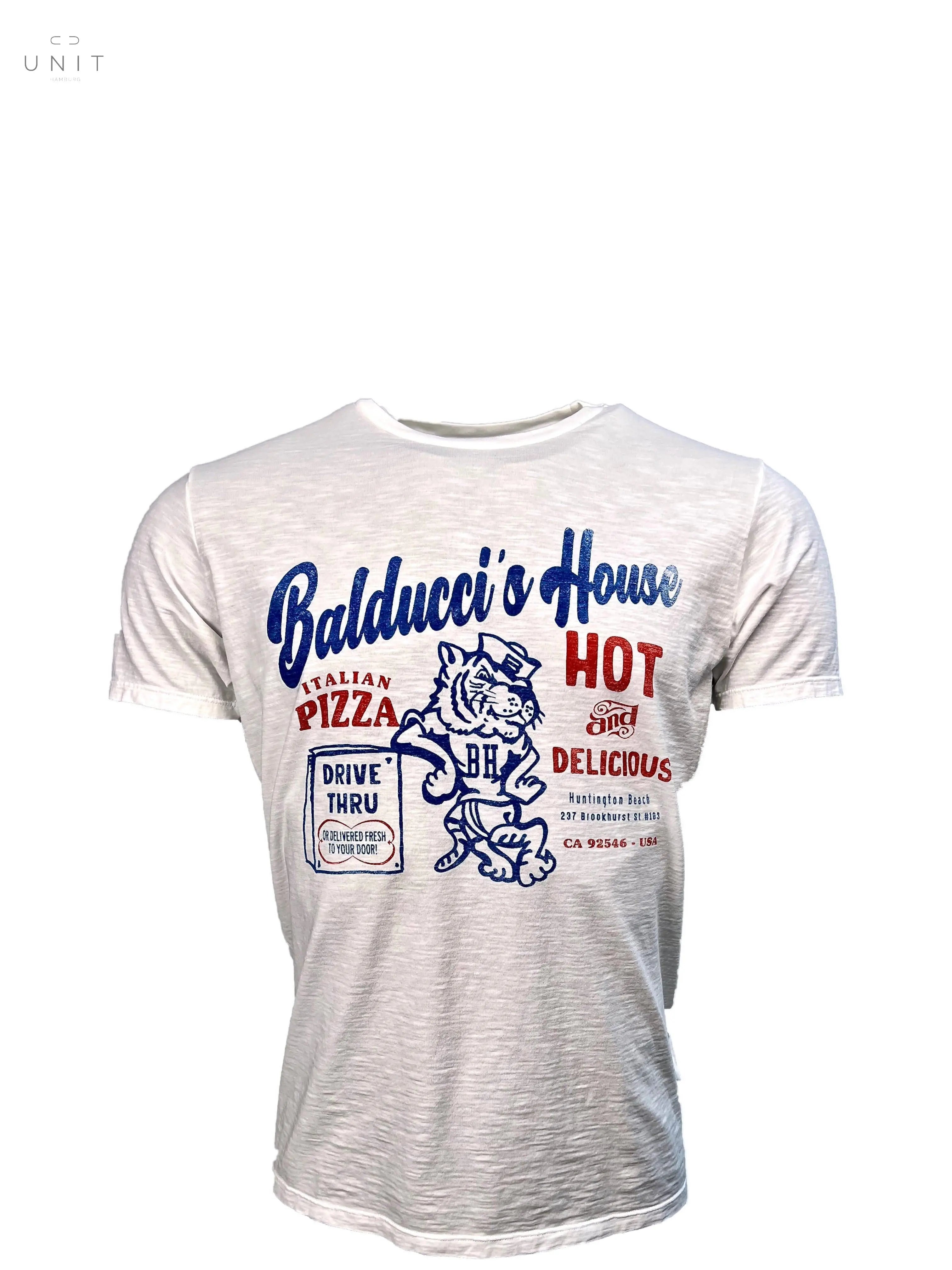  Bowery NYC 42BWTMA111 Balducci's House Slub Jersey T-Shirt weiß