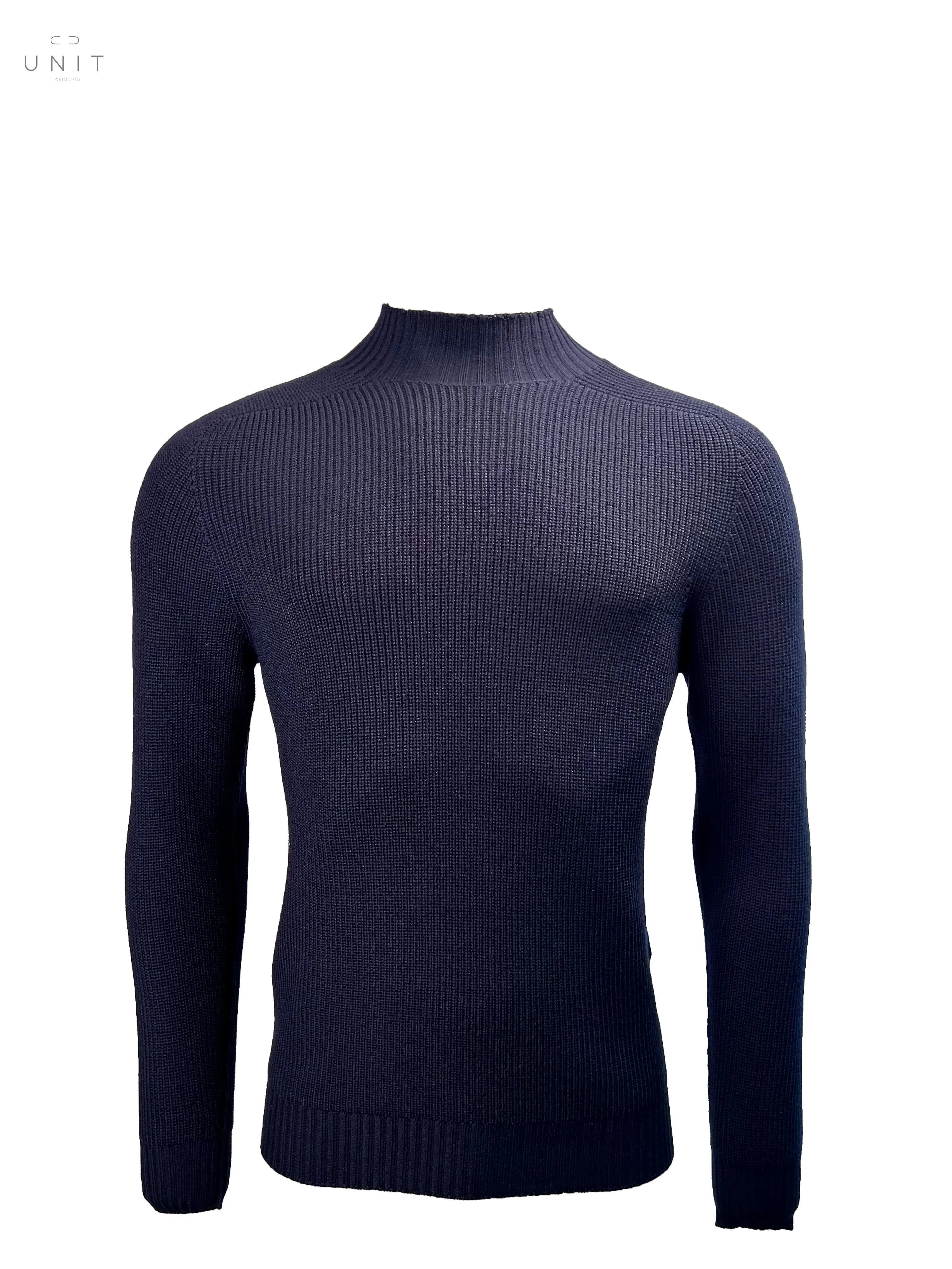 Gran Sasso, Turtleneck, Rainwool, navy Gran Sasso