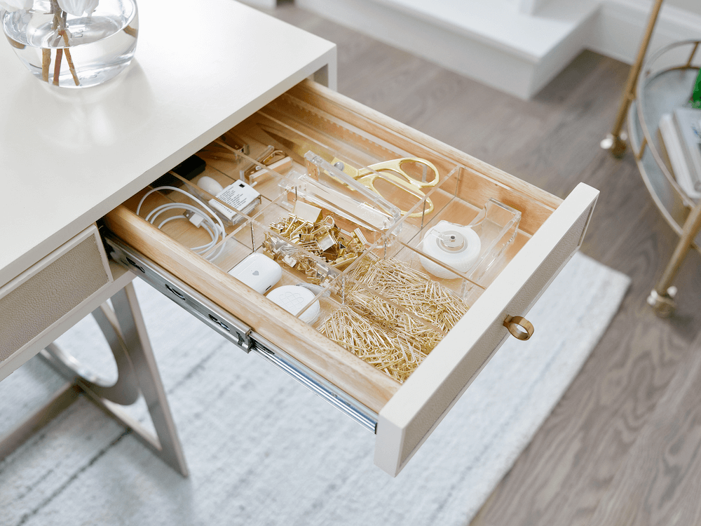 Office drawer organizer for better office organization.