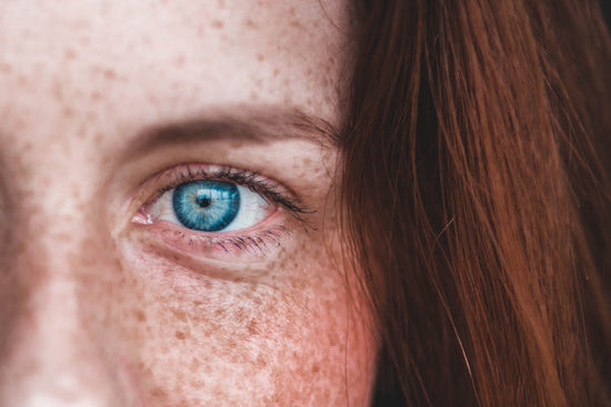 blue eyes woman