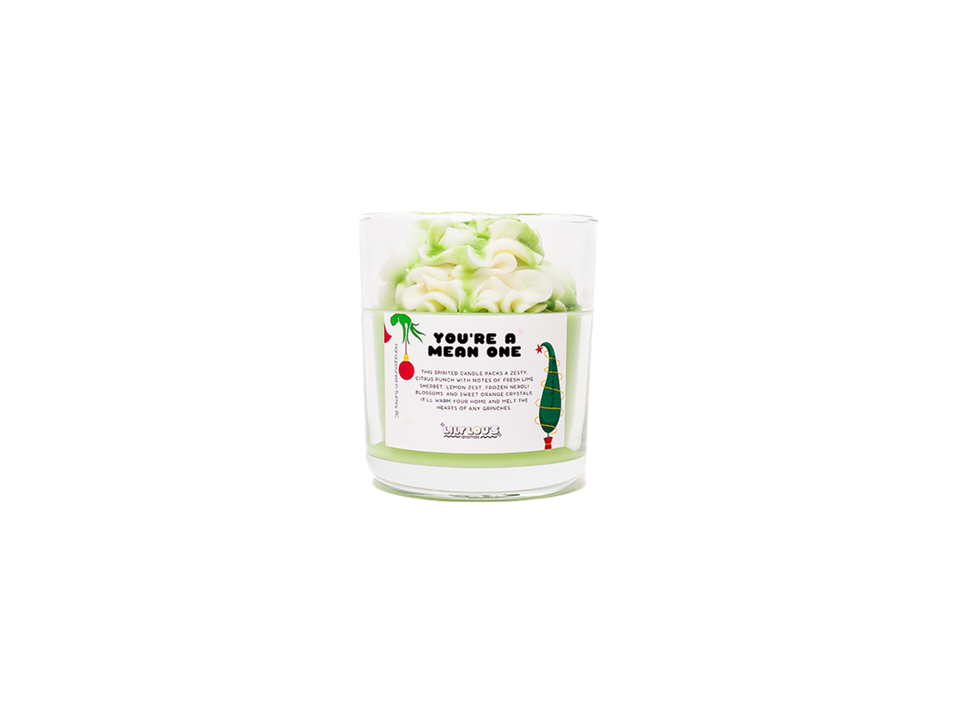 image for You're a Mean One Whipped Candle