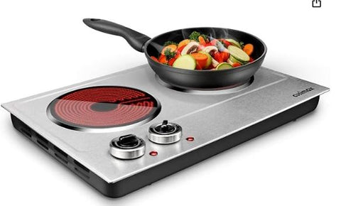 CUSIMAX 1800W INFRARED GLASS COOKTOP