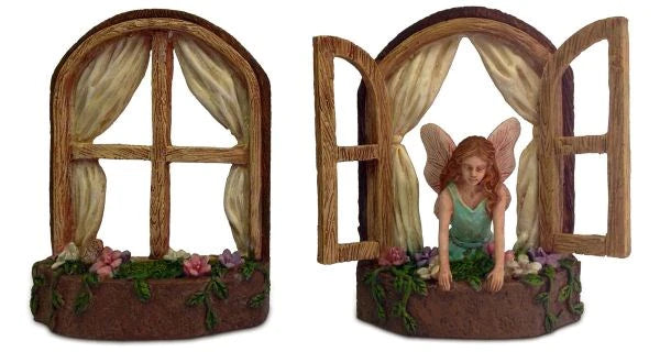 Beautiful Day Windows (set of 2) 4.5”x3.5”- hangs on your tree!