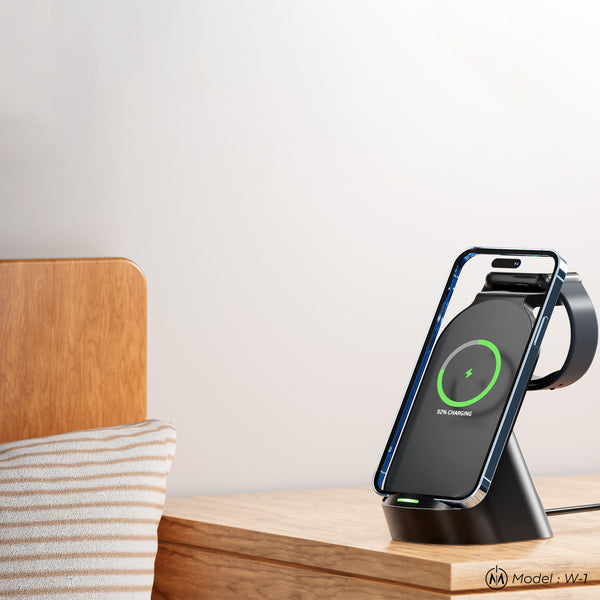 15W Desktop Wireless Charger with Light-Up