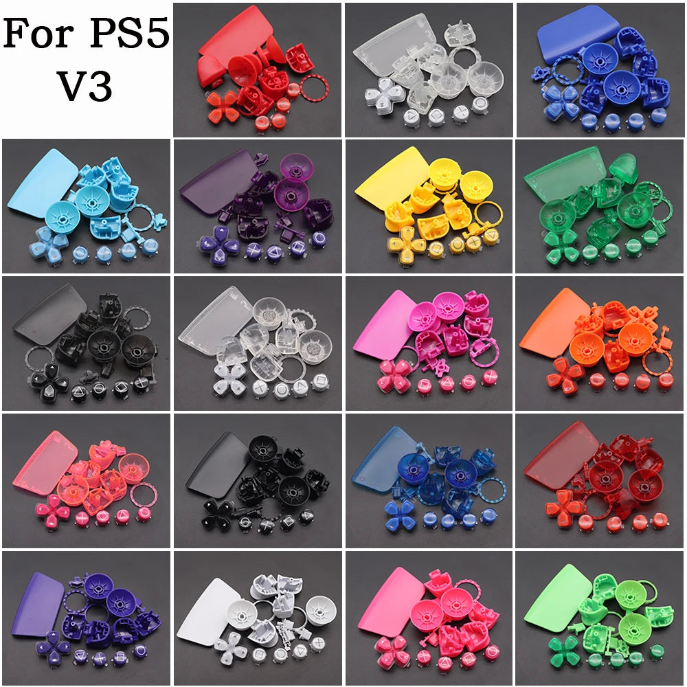 1 Set Replacement Button Kit For PS5 Controller V3.0 BDM-030 D-Pad L1 R1 L2 R2 Triggers