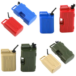 1 Set RC Car Accessory Decoration Tools Mini Fuel Tank Water Jug Shovel Fire Extinguisher For 1/10 RC Rock Crawler SCX10 TRX-4 - Network Hardwares