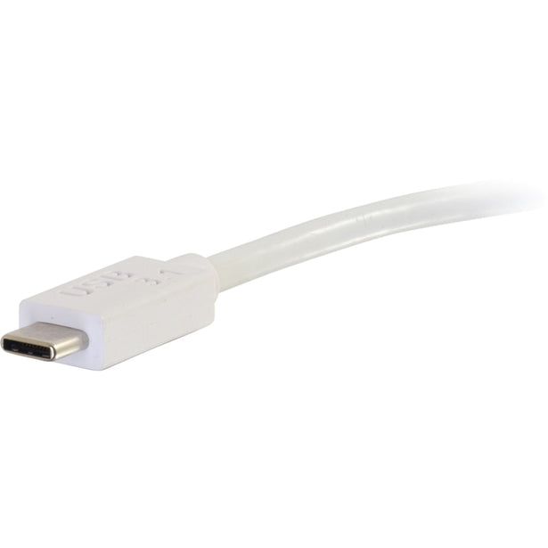 C2G USB C to HDMI, VGA Multiport Adapter Hub - PD 60W - 4K 30Hz - Black